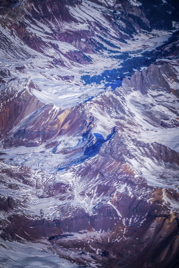 Flying over colorado rocky mountains #10 Photograph by Alex Grichenko