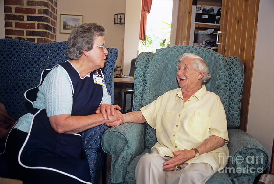 Geriatric Care Photograph by John Cole/science Photo Library - Fine Art ...