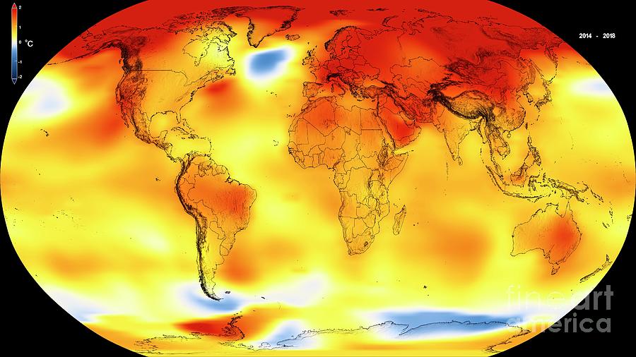 Global Warming Record Photograph by Nasa's Scientific Visualization