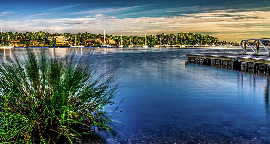 Greenwich Bay Harbor Seaport in east greenwich Rhode Island #10 Photograph by Alex Grichenko