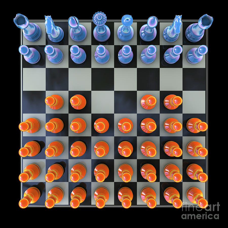 Horde Variant Of Chess #10 Photograph by Kateryna Kon/science Photo Library