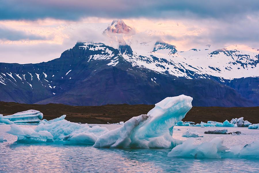 Nature Photograph - Icebergs In Jokulsarlon Glacial Lagoon #10 by Ivan Kmit