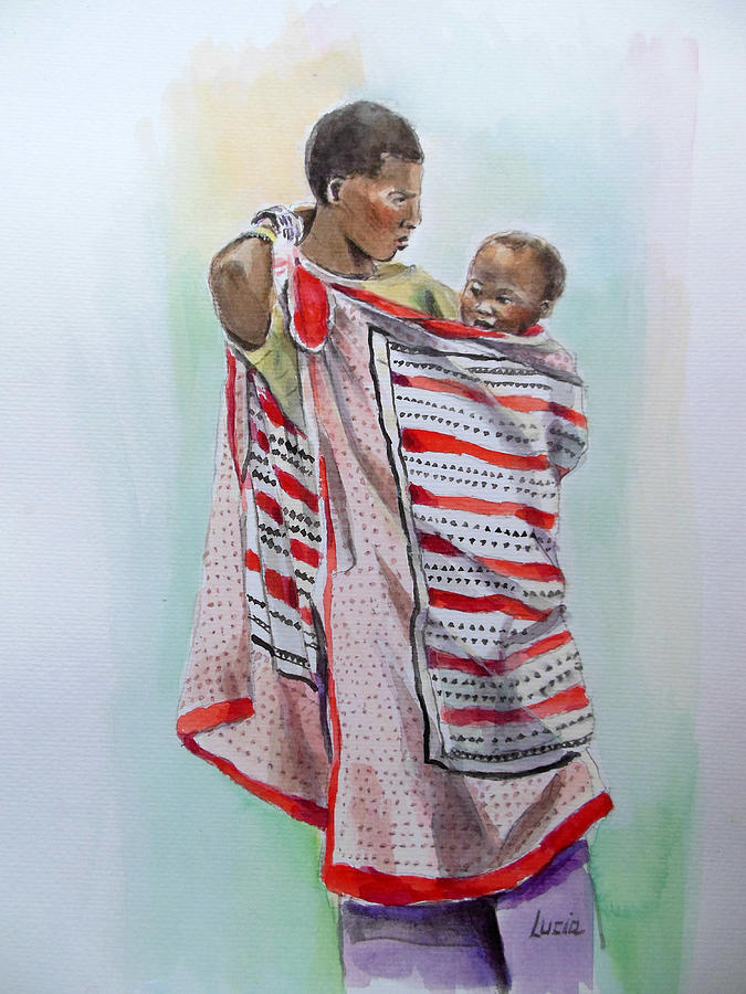 Kenya #10 Painting by Lucia Hoogervorst - Pixels