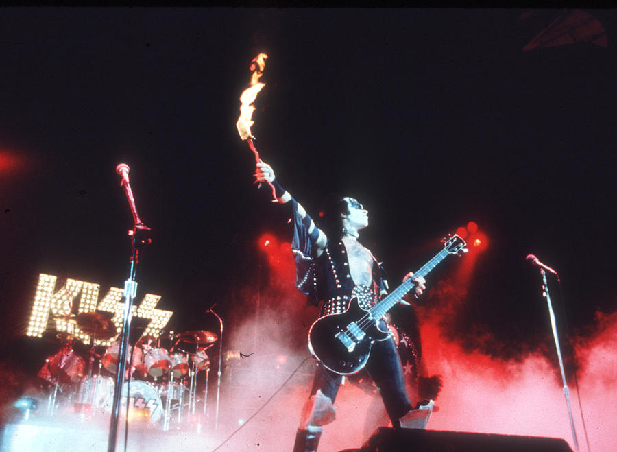 Kiss Performing #10 Photograph by Michael Ochs Archives