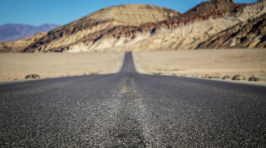 Lonely Road In Death Valley National Park In California #10 Photograph by Alex Grichenko