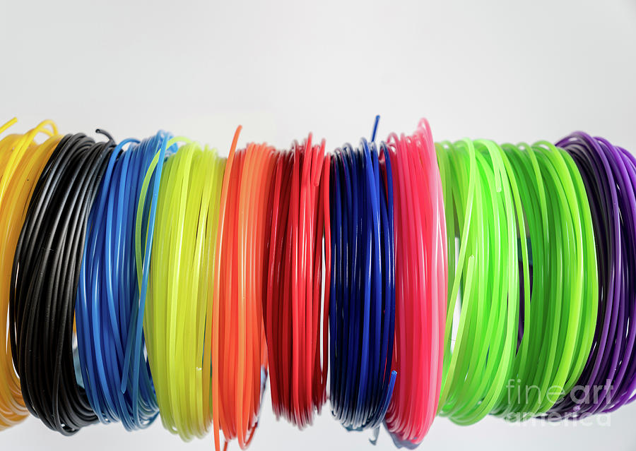 Plastic Filaments For 3d Printing #10 Photograph by Wladimir Bulgar/science Photo Library