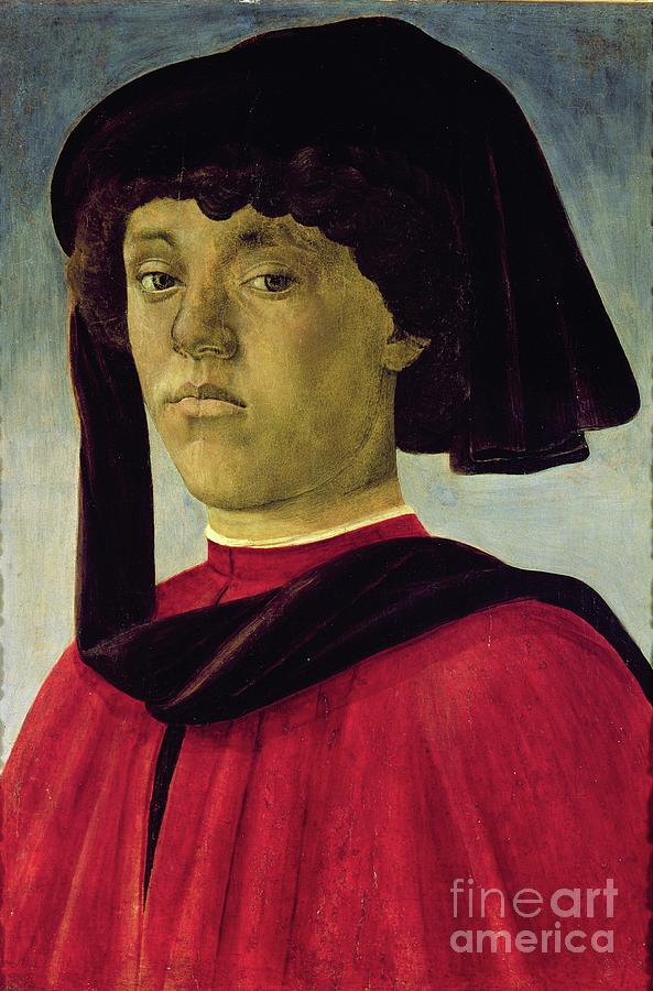 Portrait Of A Young Man Painting By Sandro Botticelli - Pixels