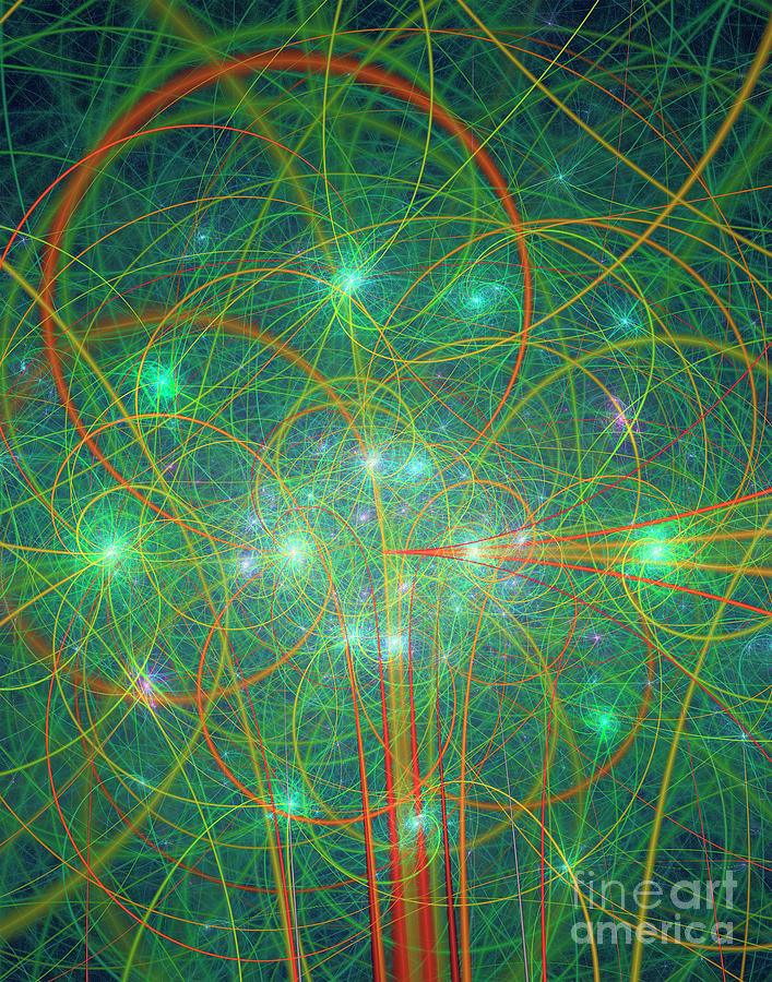Quantum Entanglement Illustration #10 Photograph by David Parker/science Photo Library