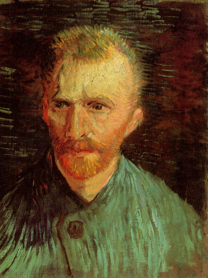 Self Portrait of Vincent Van Gogh #10 Painting by 