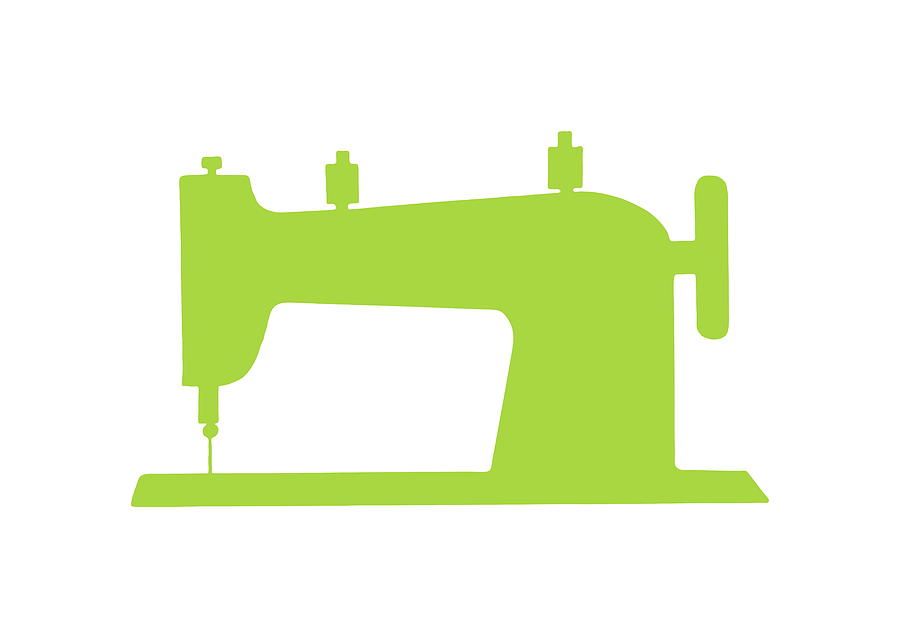 Sewing machine Vector drawing Stock Vector  Adobe Stock