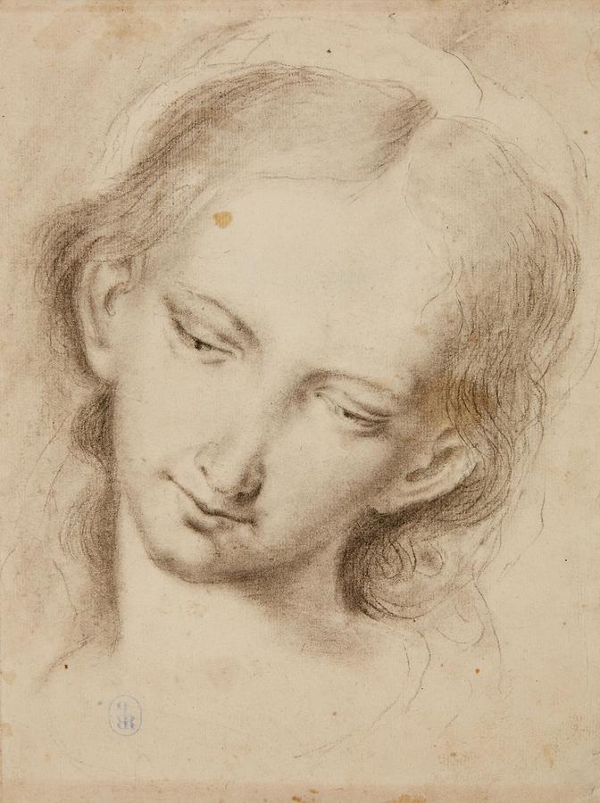 Sketch For An Image Of The Virgin Painting