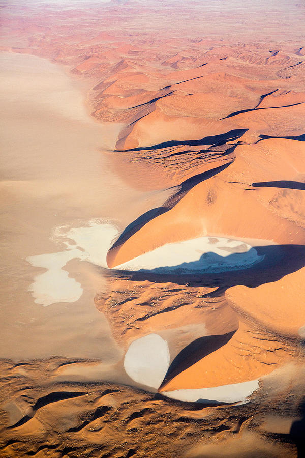 Abstract Photograph - Sossusvlei From The Air #10 by Ben McRae