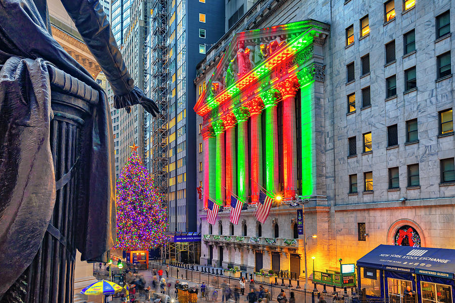 Stock Exchange, Wall Street Nyc #10 Digital Art by Lumiere