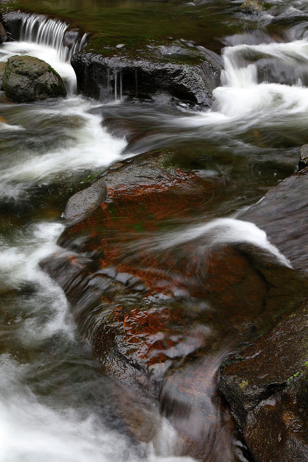 Stream and rocks #10 Photograph by Les Cunliffe