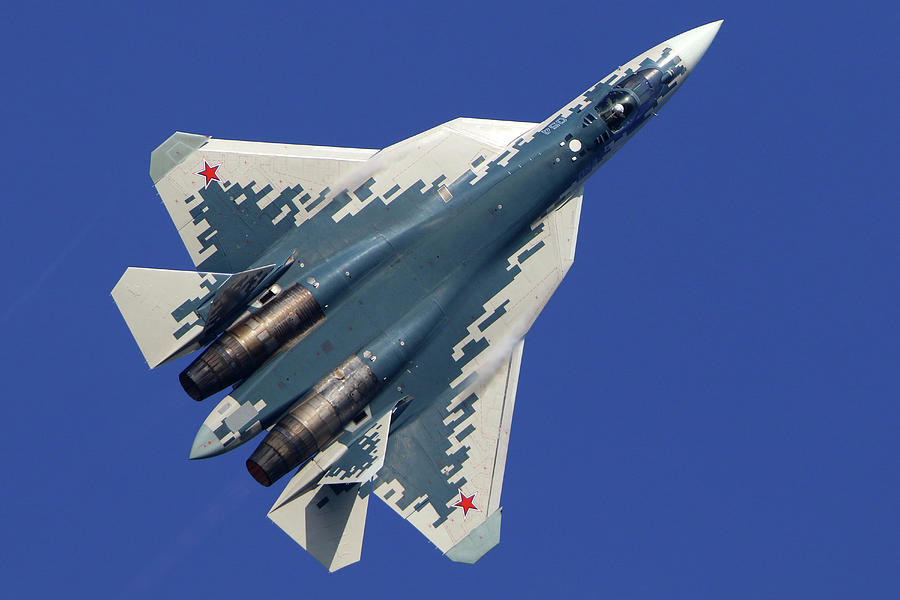 Su-57 Jet Fighter Of The Russian Air #10 Photograph by Artyom Anikeev