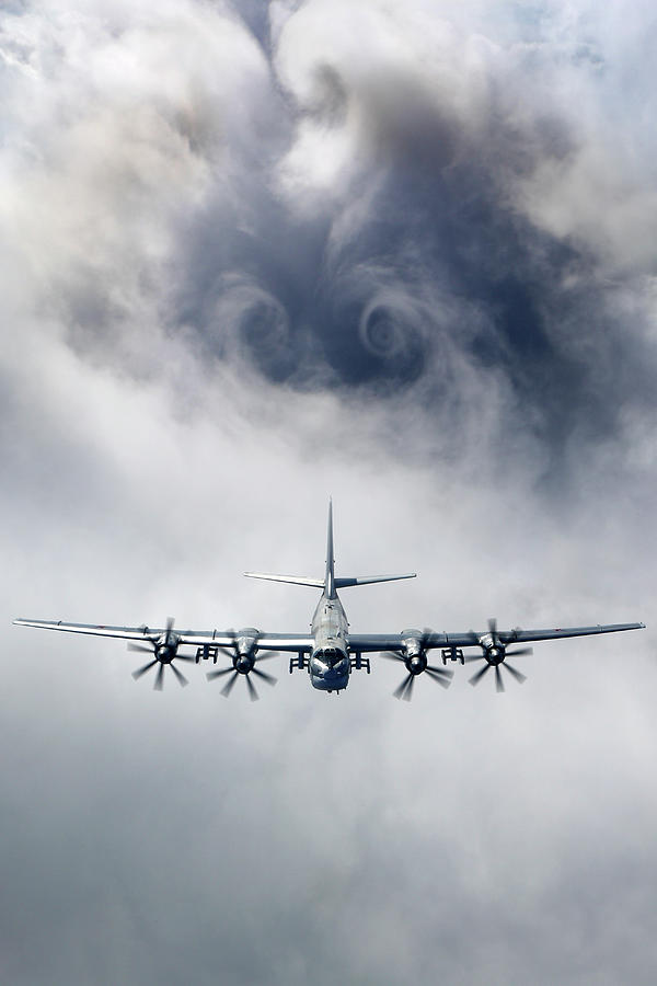 Tu-95ms Strategic Bomber Of The Russian #10 Photograph by Artyom Anikeev