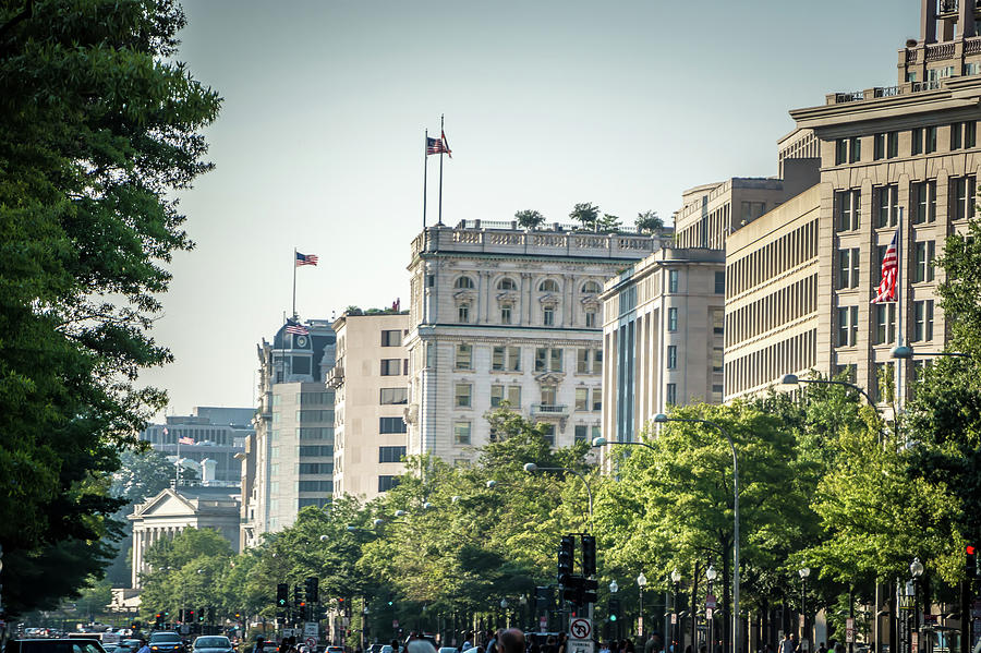 Washington dc city streets and historic architecture #10 Photograph by Alex Grichenko