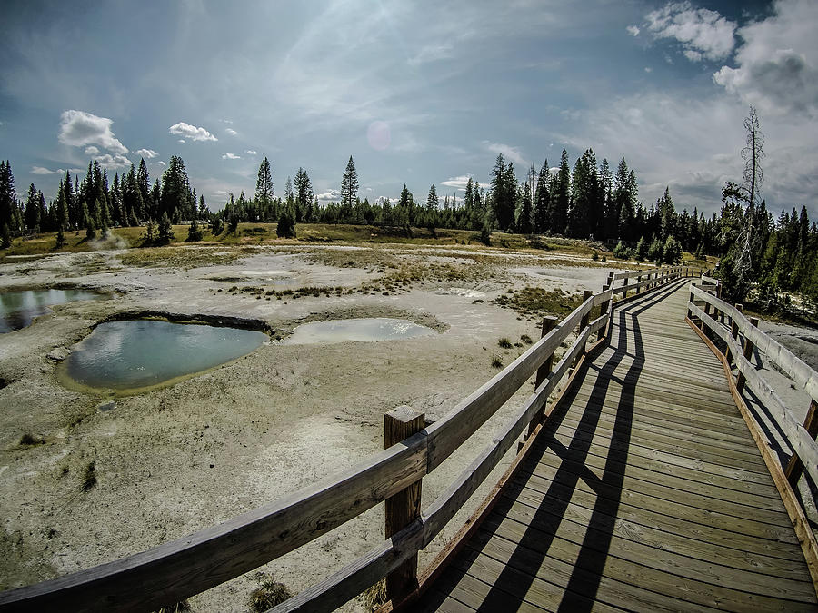 Yellowstone - West Thumb Geyser Basin #10 Photograph by Alex Grichenko
