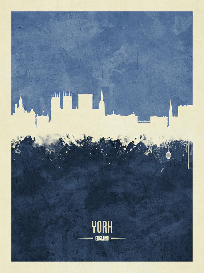 York England Skyline #10 Digital Art by Michael Tompsett