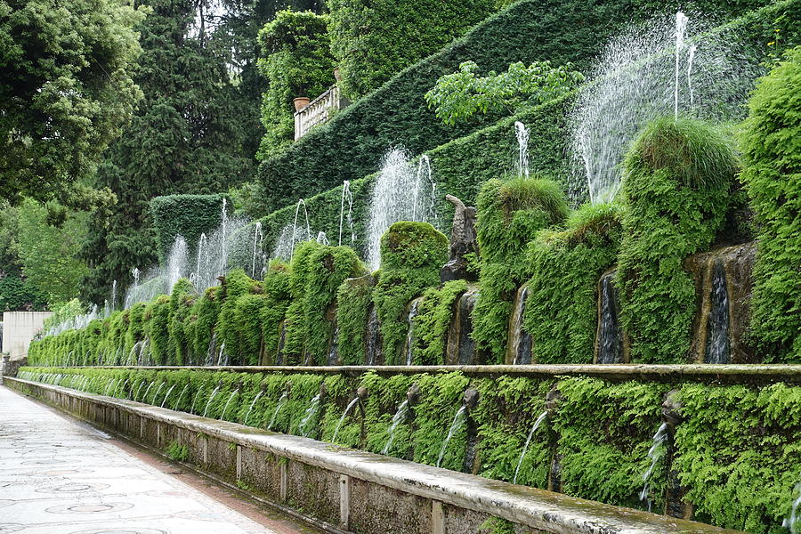 100 Fountains Villa dEste Photograph by Patricia Caron