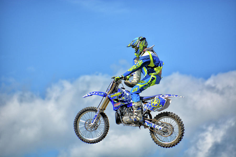 Motorsports Photograph - 100 Percent Fly by Mike Martin
