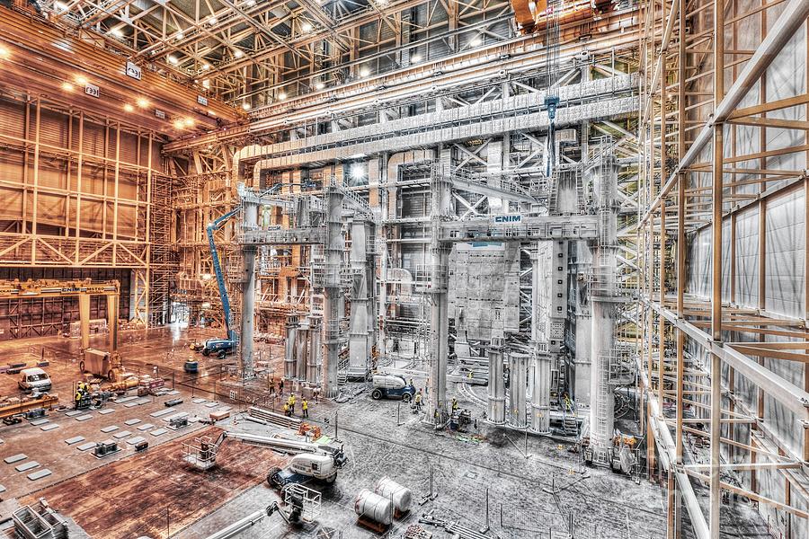 Iter Fusion Research Reactor Construction Photograph by Christian Lunig ...