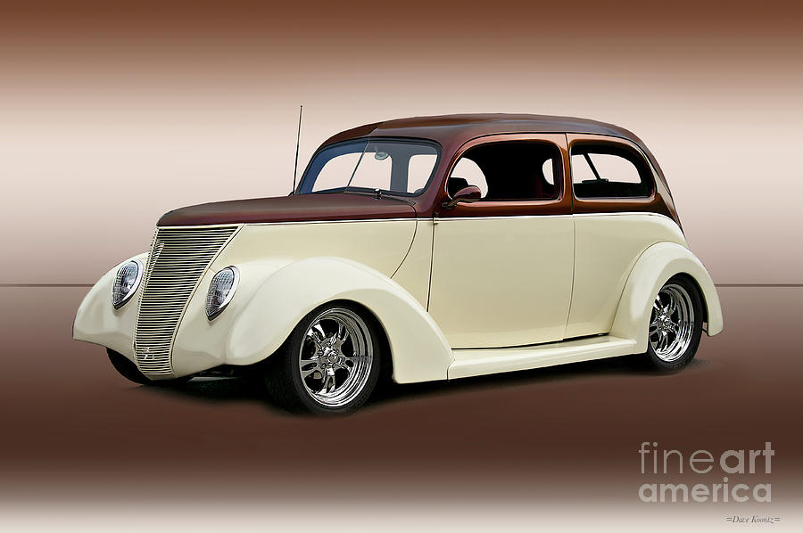 1937 Ford Tudor Sedan Photograph by Dave Koontz - Pixels