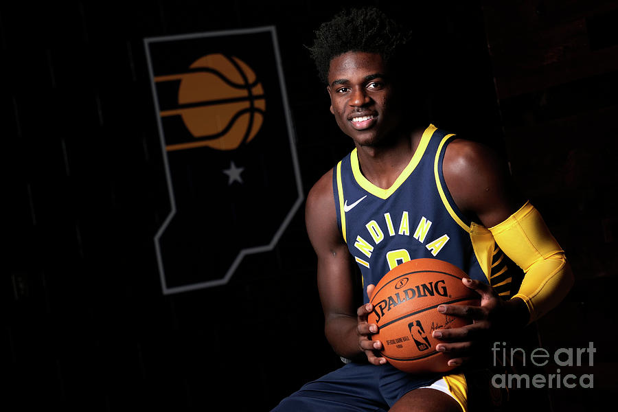 2018-19 Indiana Pacers Media Day Photograph by Ron Hoskins