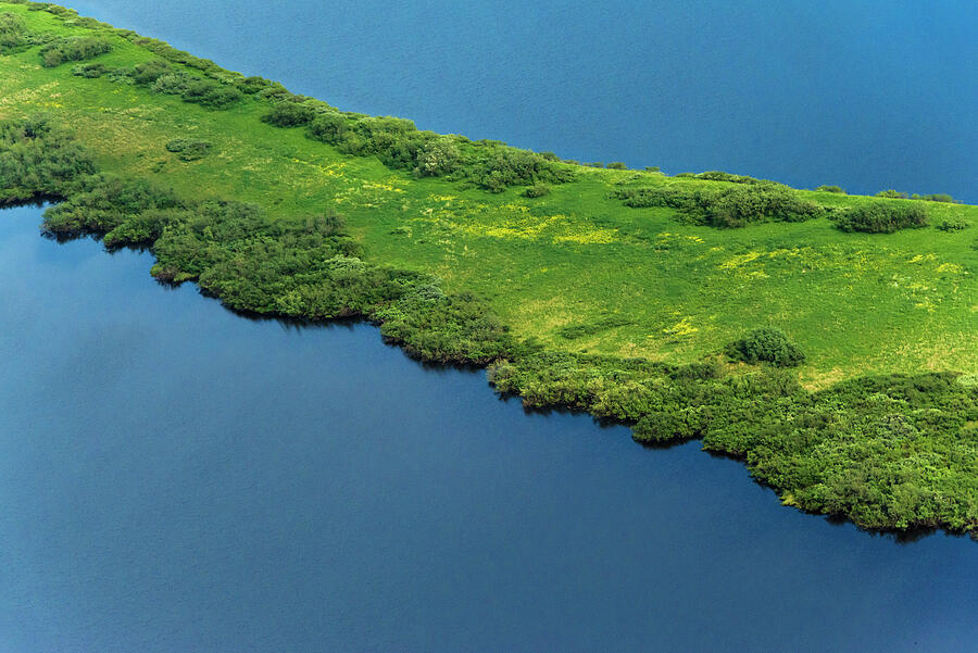 Aerial View Of Pechora River Delta, Nenets Autonomous #11 Photograph by ...