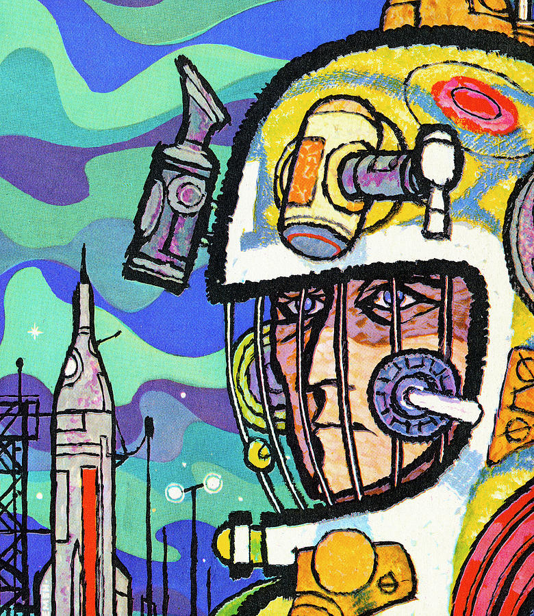 Science Fiction Drawing - Astronaut #11 by CSA Images