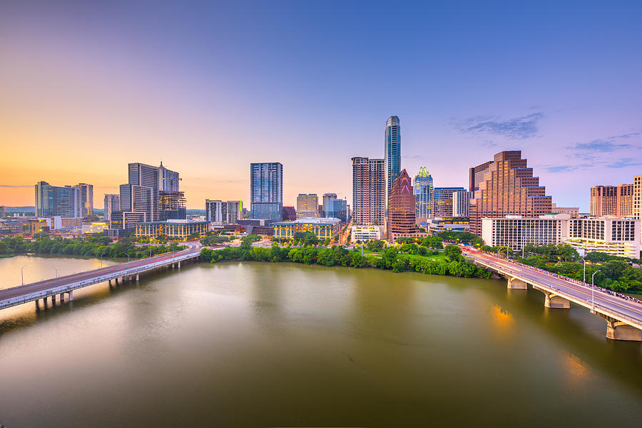 Austin Photograph - Austin, Texas, Usa Downtown City #11 by Sean Pavone