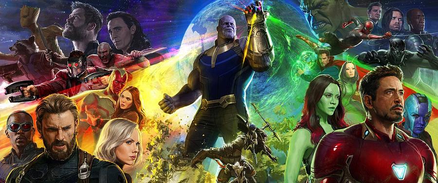 Iron Man Digital Art - Avengers Infinity War by Geek N Rock Iron Man Digital Art - Avengers Infinity War by Geek N Rock