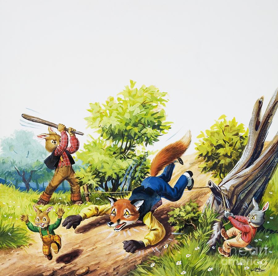 Brer Rabbit Painting by Virginio Livraghi | Fine Art America