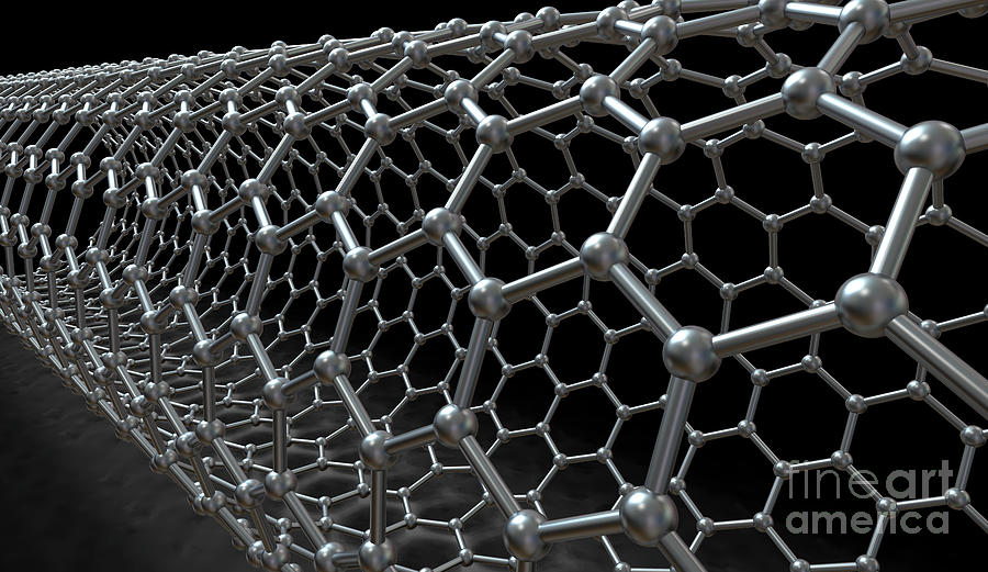 Carbon Nanotube #11 Photograph by Kateryna Kon/science Photo Library