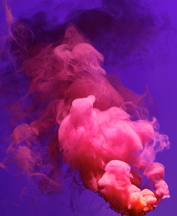 Colored Smoke Photograph by Henrik Sorensen - Fine Art America