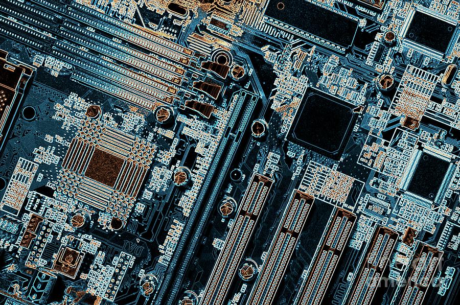 Computer Circuit Board #11 Photograph by Christian Lagerek/science Photo Library