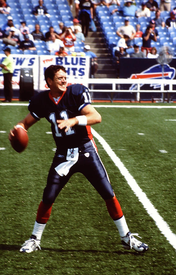11 Drew Bledsoe Photograph by Mike Martin