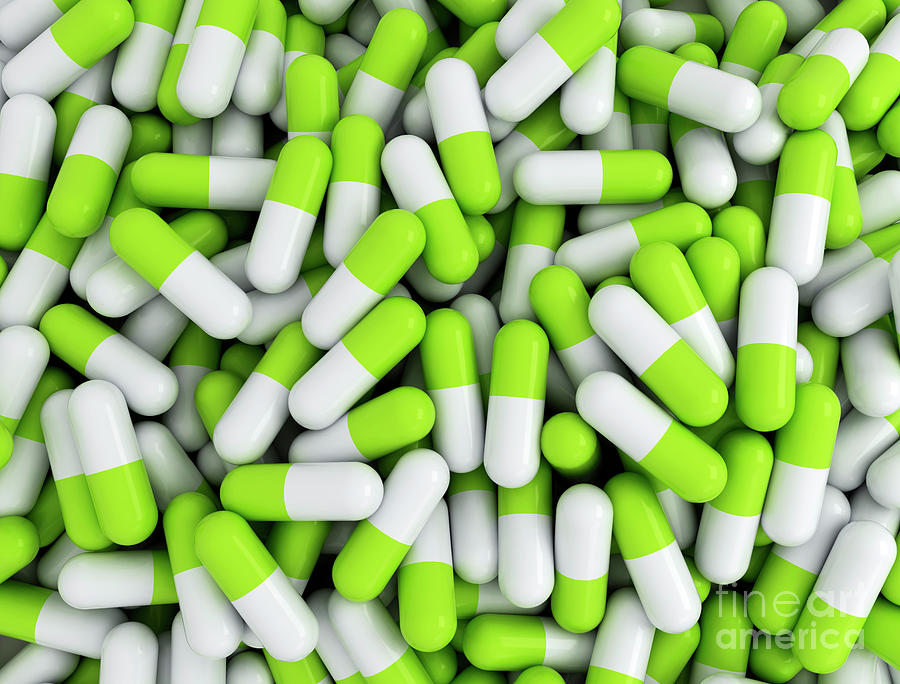 Medical Photograph - Drug Capsules #11 by Jesper Klausen/science Photo Library