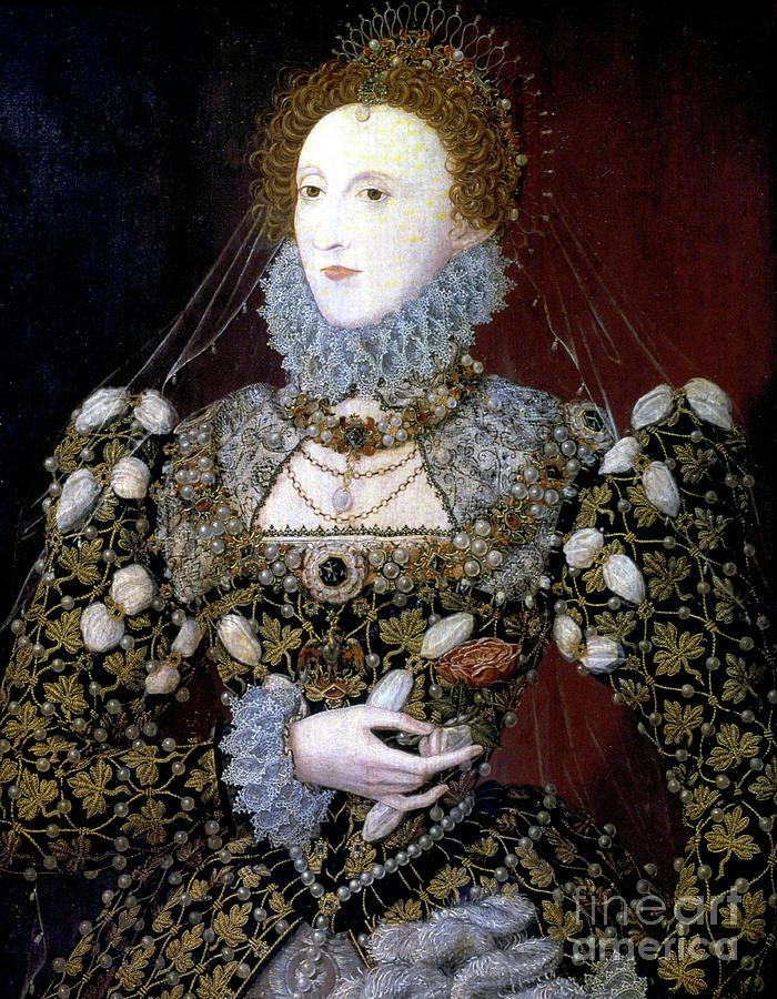 Queen Drawing - Elizabeth I, Queen Of England #11 by Print Collector