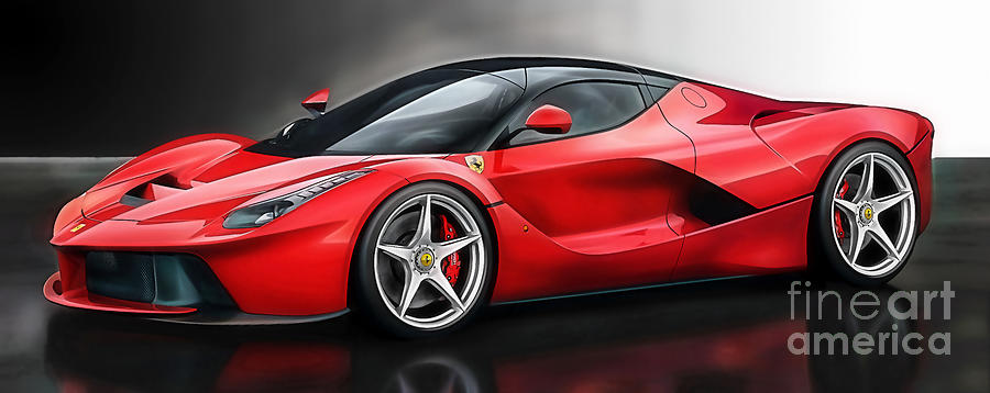 Ferrari LaFerrari #11 Mixed Media by Marvin Blaine