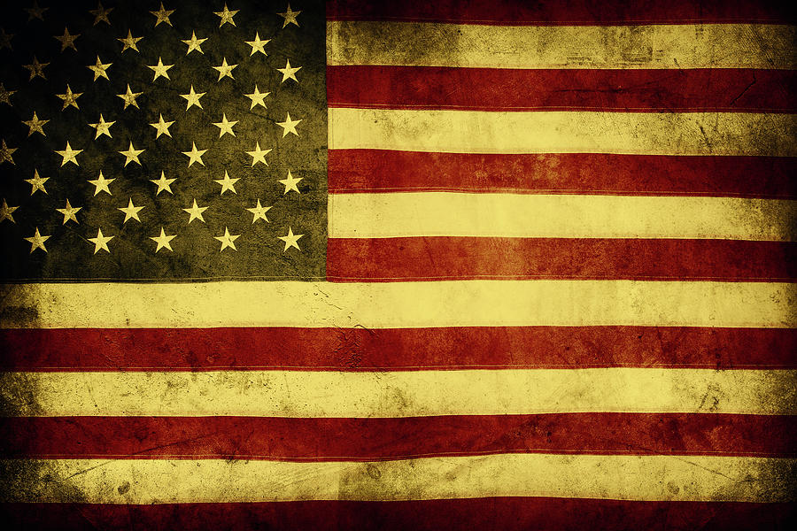 American flag No.184 Photograph by Les Cunliffe