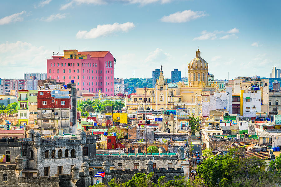 Architecture Photograph - Havana, Cuba Downtown Skyline #11 by Sean Pavone