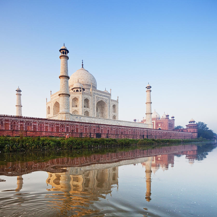 India, Agra, Taj Mahal #11 Digital Art by Luigi Vaccarella