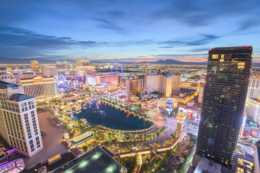 Las Vegas Photograph - Las Vegas, Nevada, Usa Skyline #11 by Sean Pavone