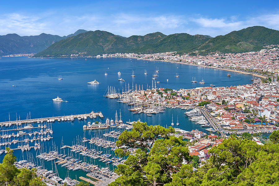 Turkey Photograph - Marmaris Old Town And Harbour, Turkey #11 by Jan Wlodarczyk