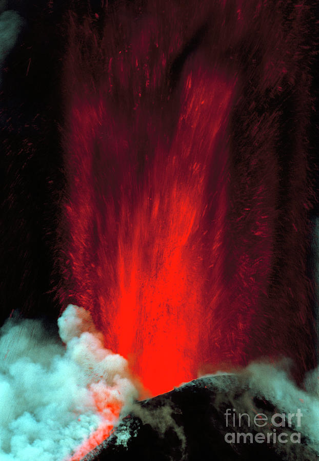 Mount Etna Volcano Erupting #11 Photograph by Jeremy Bishop/science Photo Library