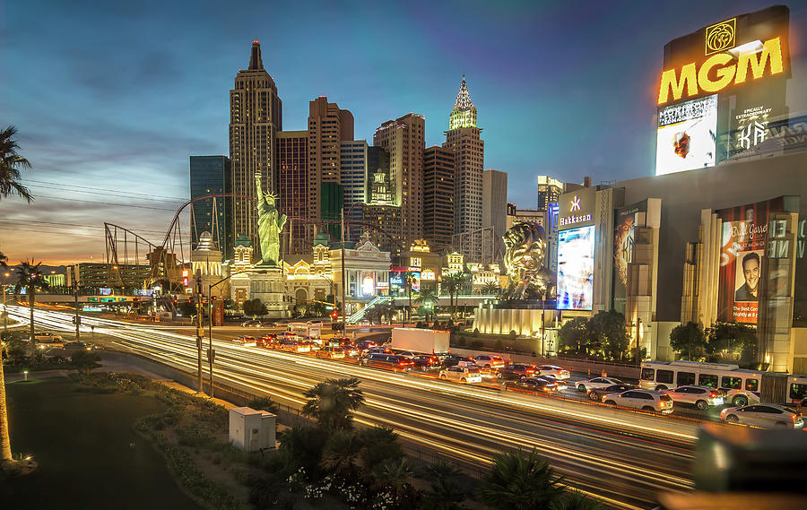 New York City Skyline In Las Vegas Nevada #11 Photograph by Alex Grichenko