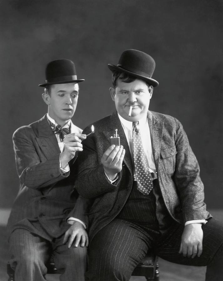 Oliver Hardy . Stan Laurel . #11 Photograph by Album