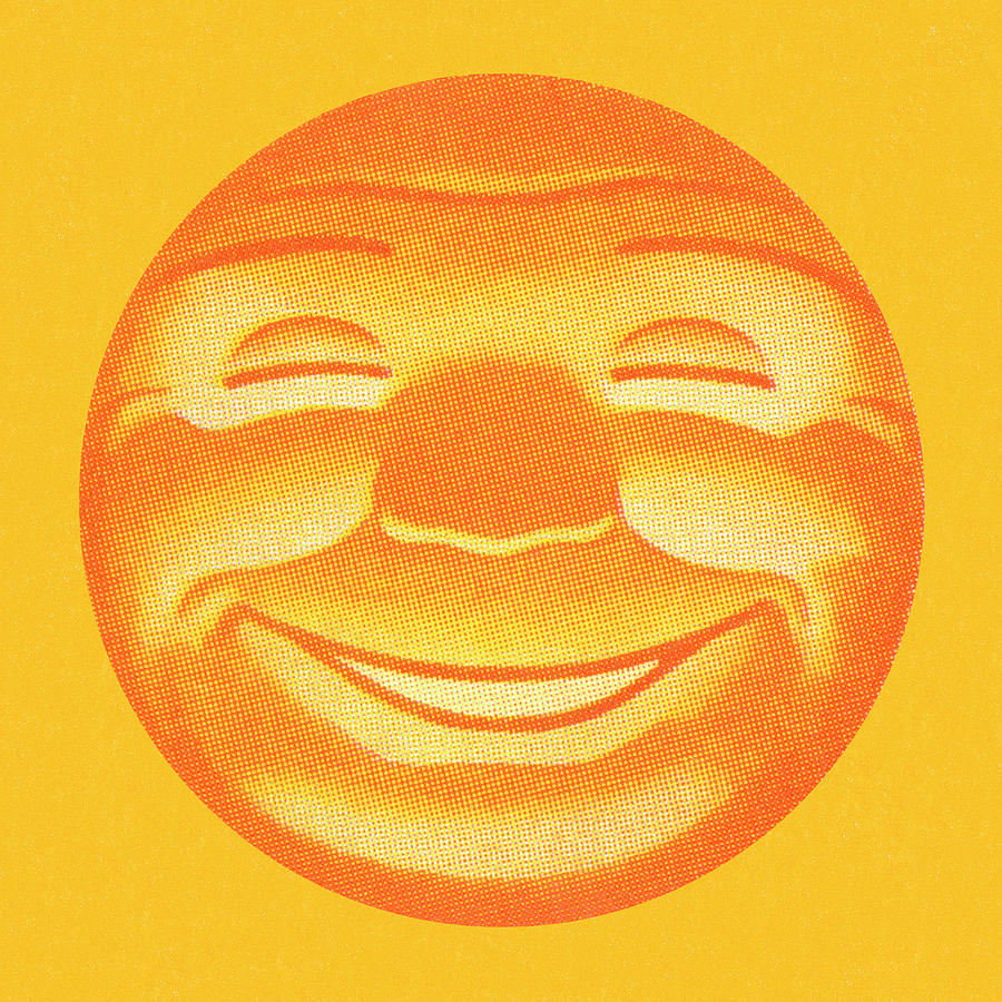 Summer Drawing - Smiling Sun #11 by CSA Images