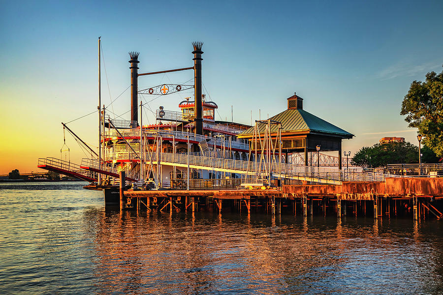 Steamboat, New Orleans, Louisiana #11 Digital Art by Claudia Uripos